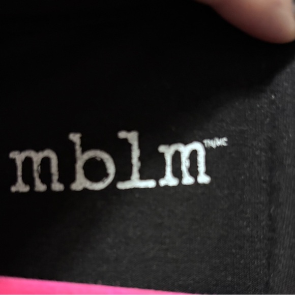 Black graphic top MBLM - Picture 3 of 4